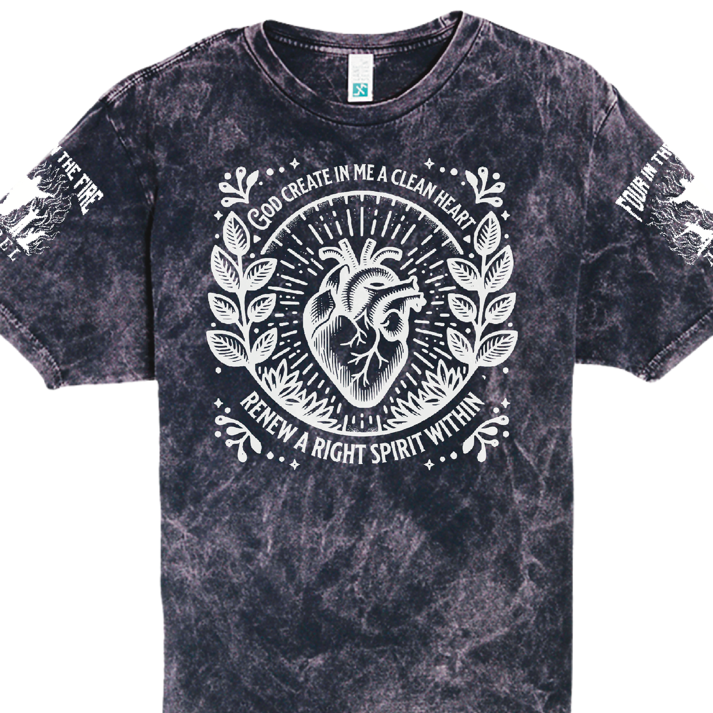 Create in me a Clean HeartVintage verse Tee