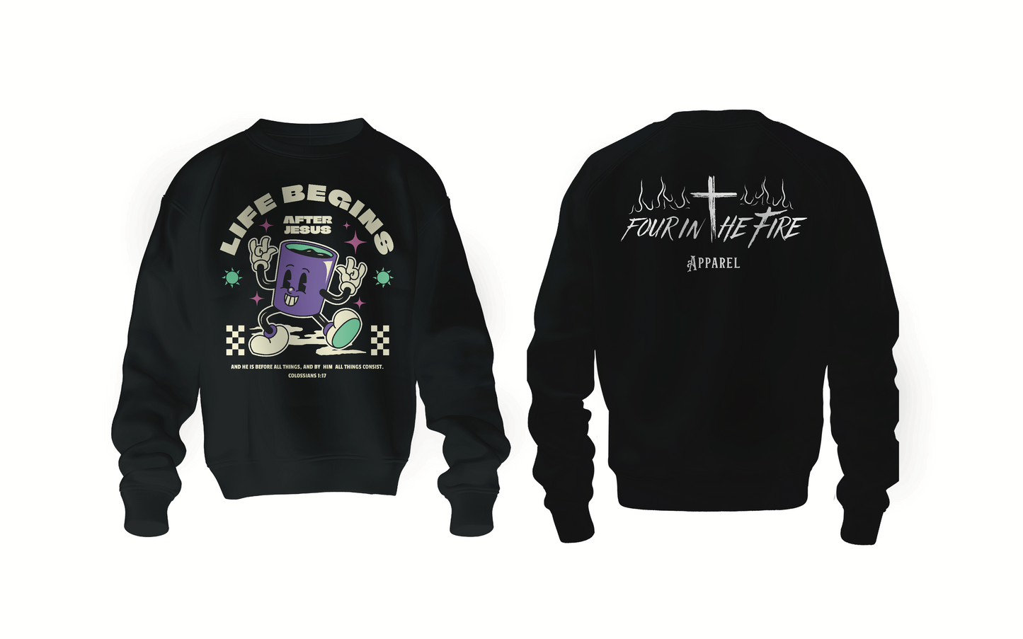 Life Begins After JesusCrewneck or Hoodie