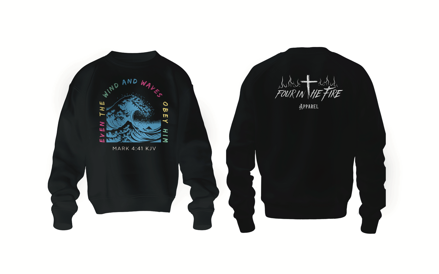 Wind and Waves hoodie or crewneck