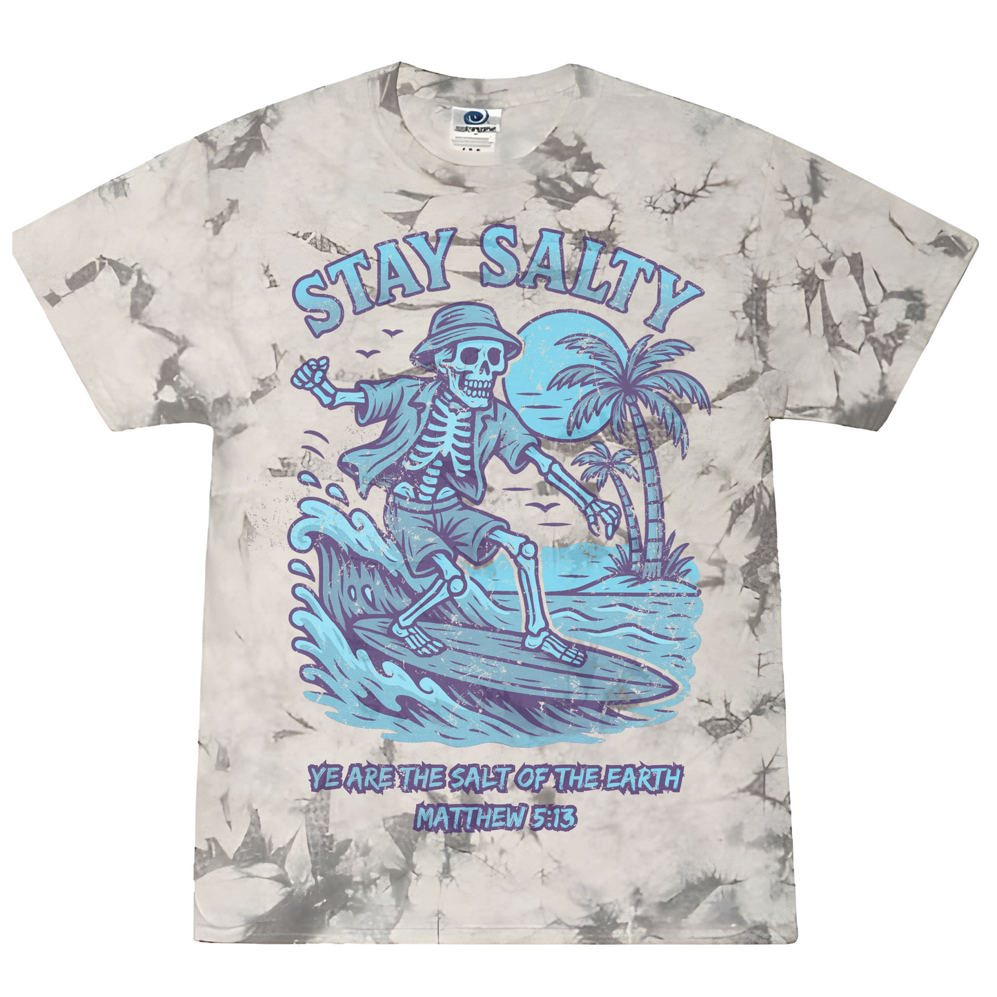 Blue Stay Salty Verse Tee