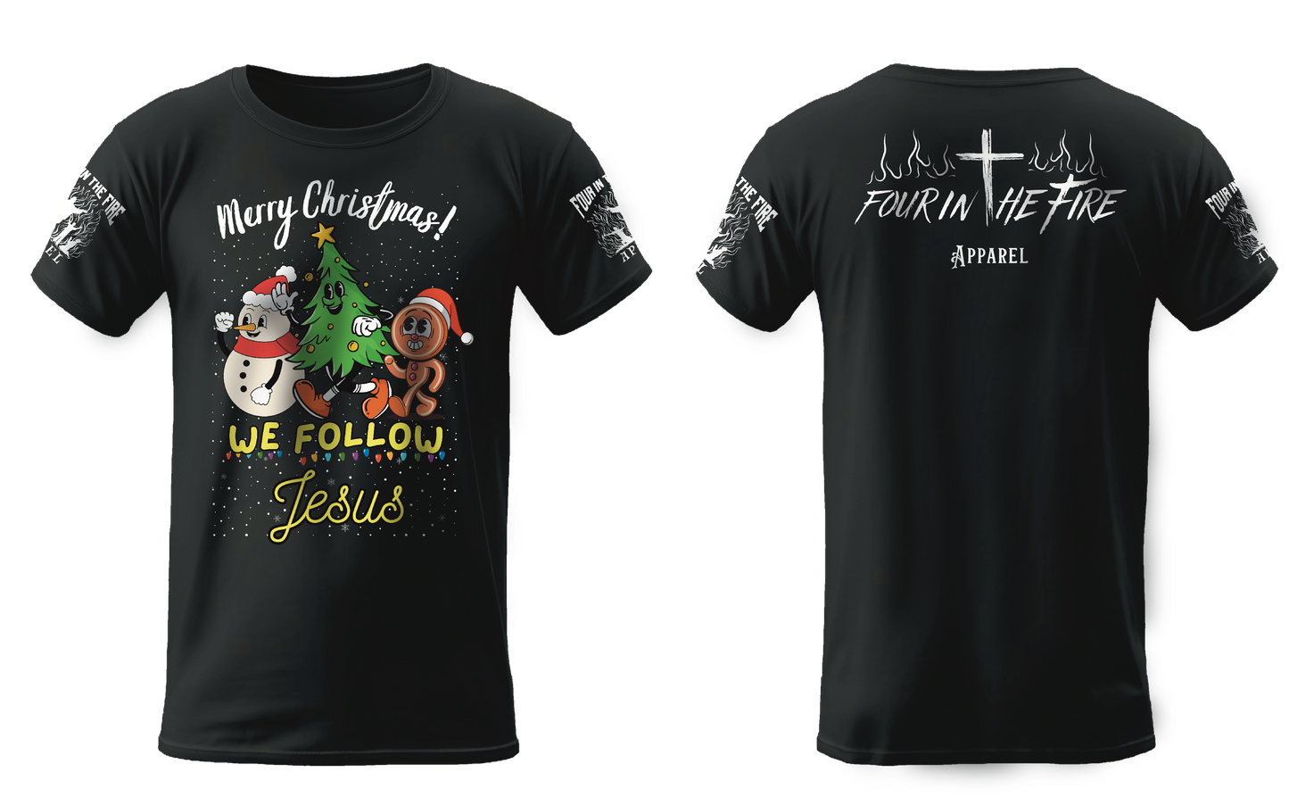 We Follow Jesus Christmas Tee
