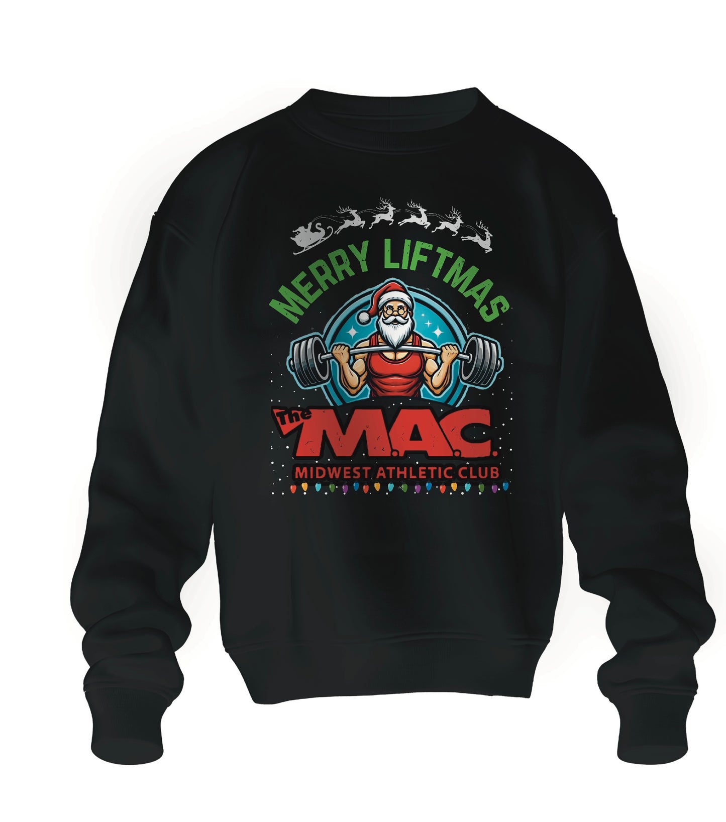 Merry Liftmas Mac hooded or crewneck