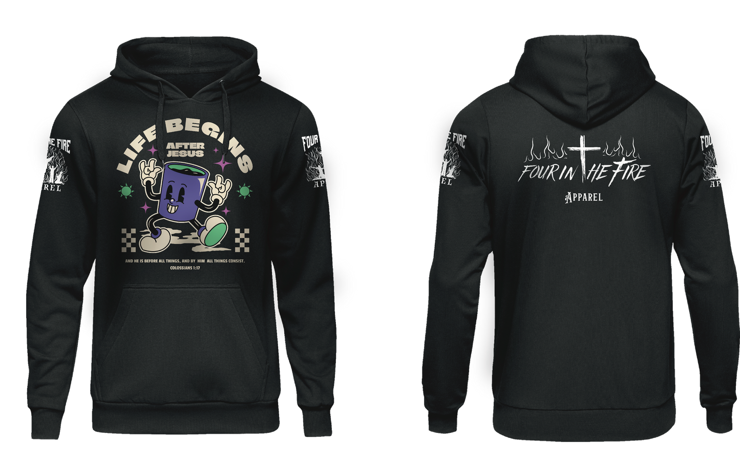 Life Begins After JesusCrewneck or Hoodie