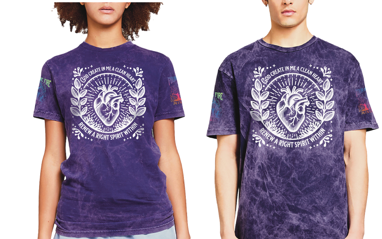 Create in me a Clean HeartVintage verse Tee
