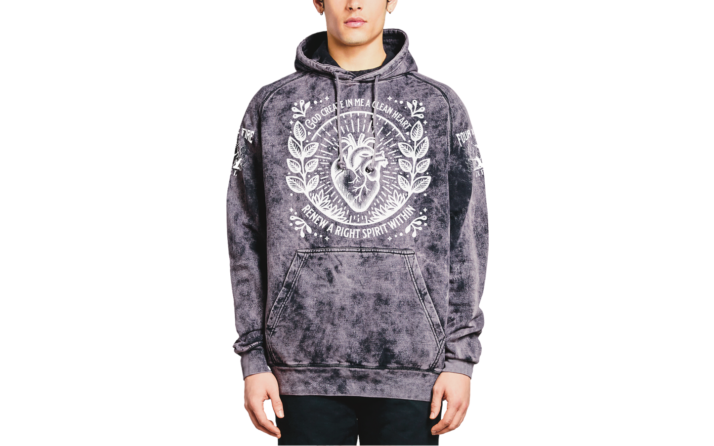 Create in me a Clean Heart Vintage Hoodie