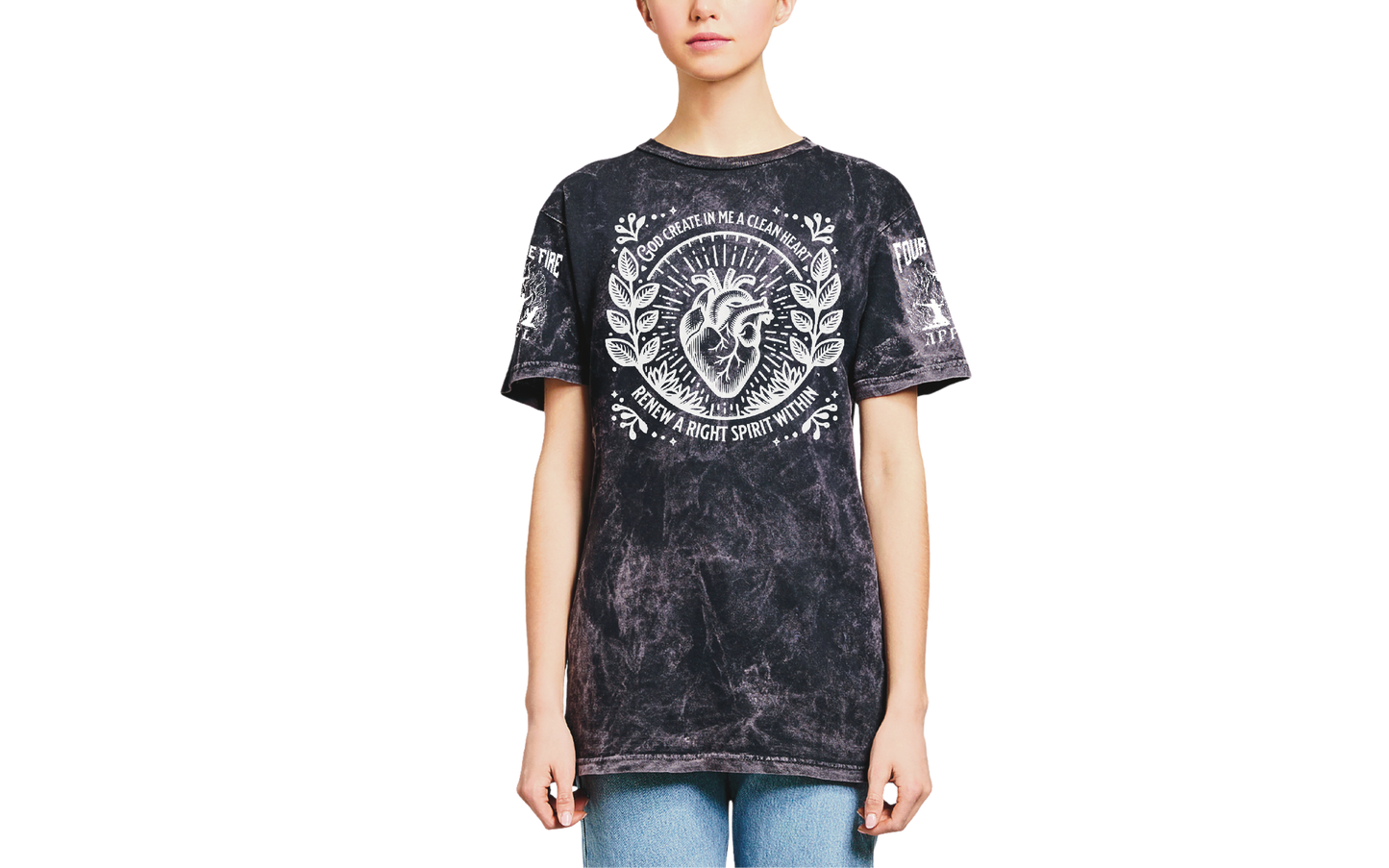 Create in me a Clean HeartVintage verse Tee