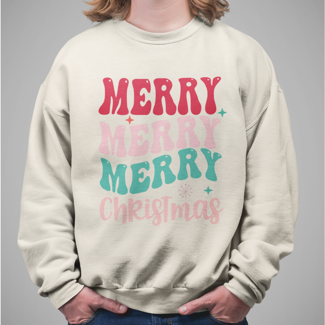 Merry Merry Christmas Sweater or Tshirt