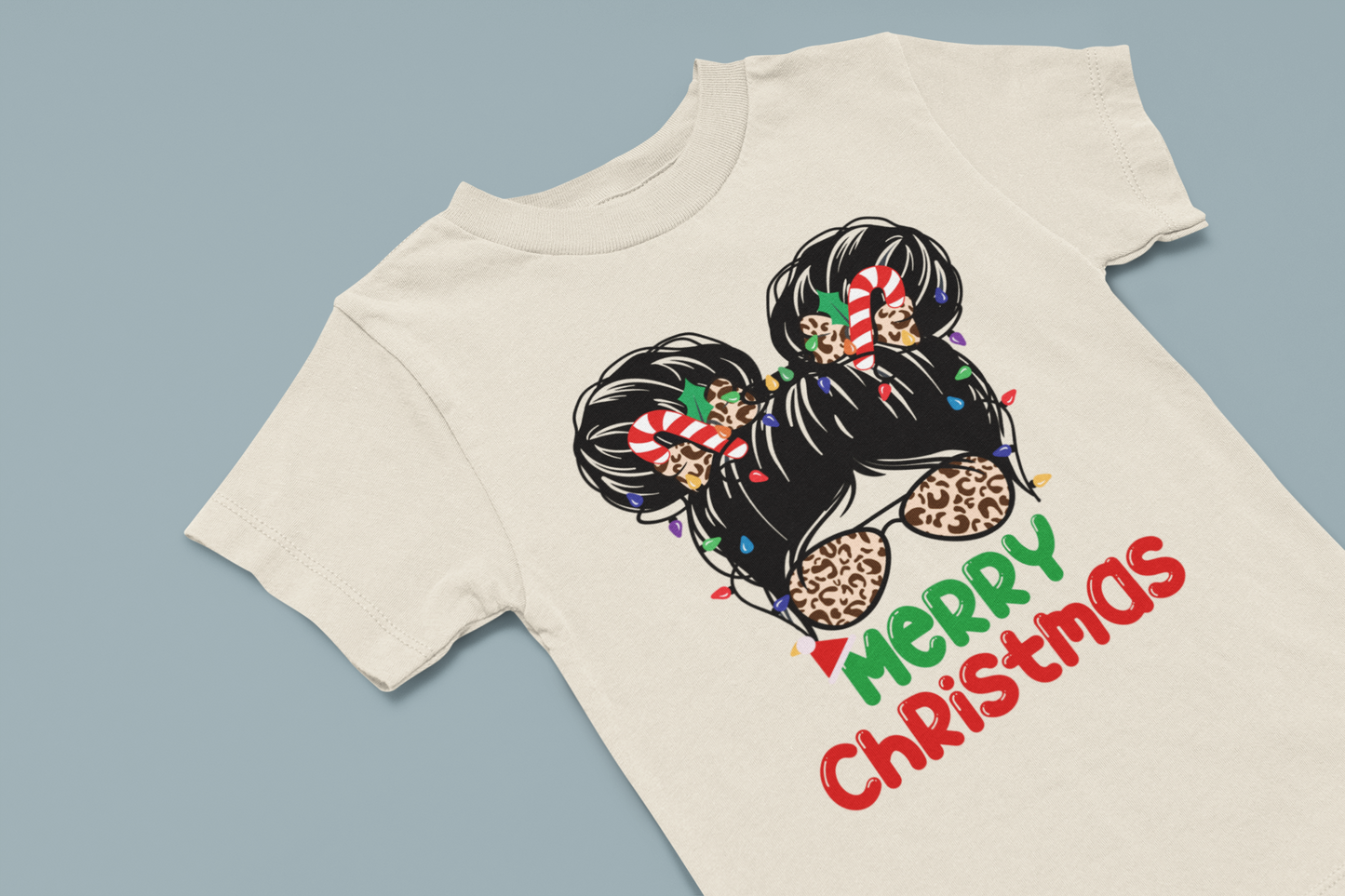 Messy Bun Daughter Matching Christmas Sweater Or Shirt