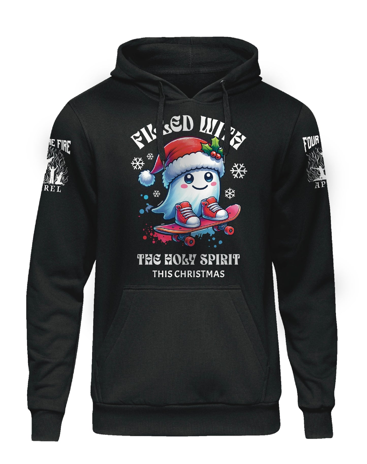 Holy Ghost Christmas hooded or crewneck