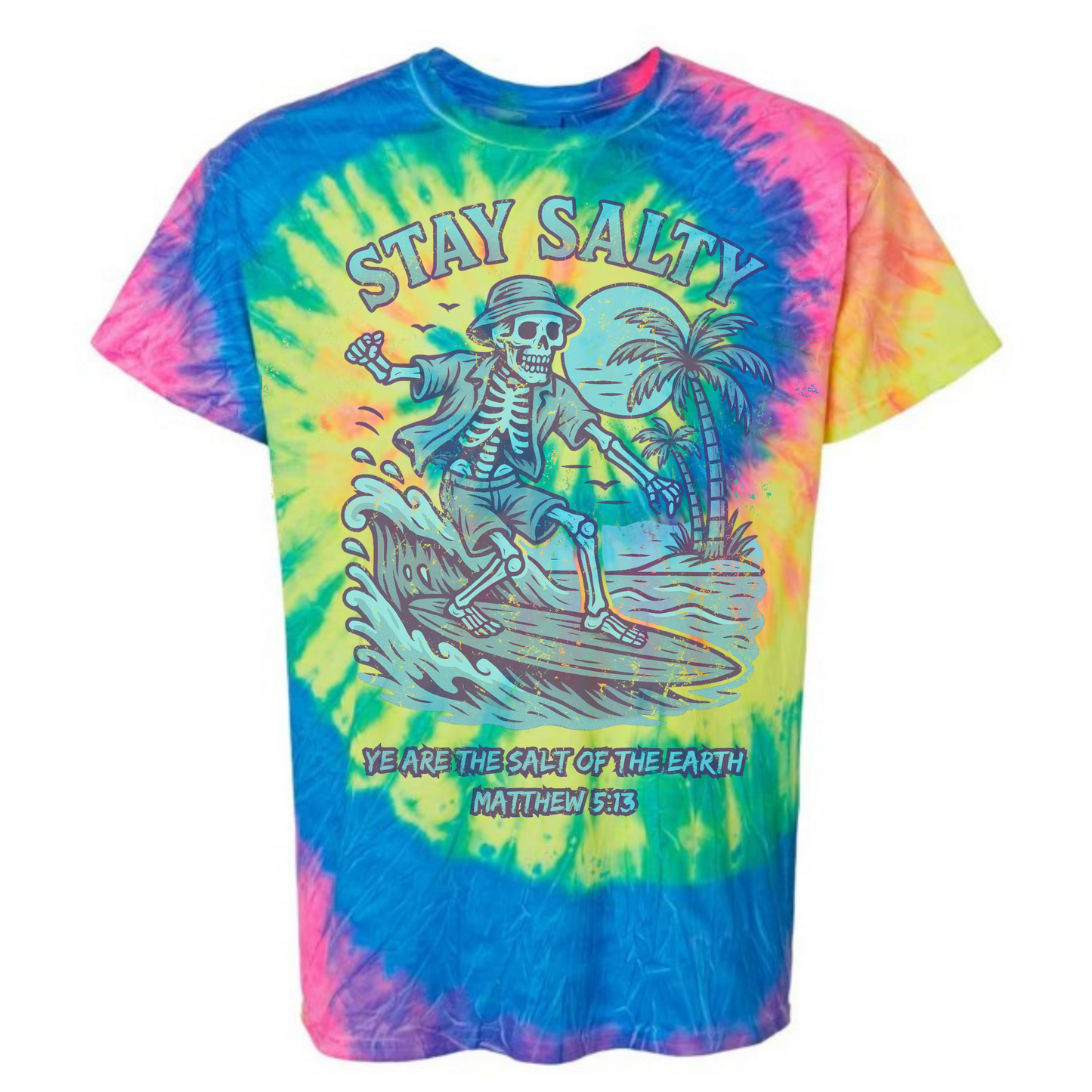 Blue Stay Salty Verse Tee