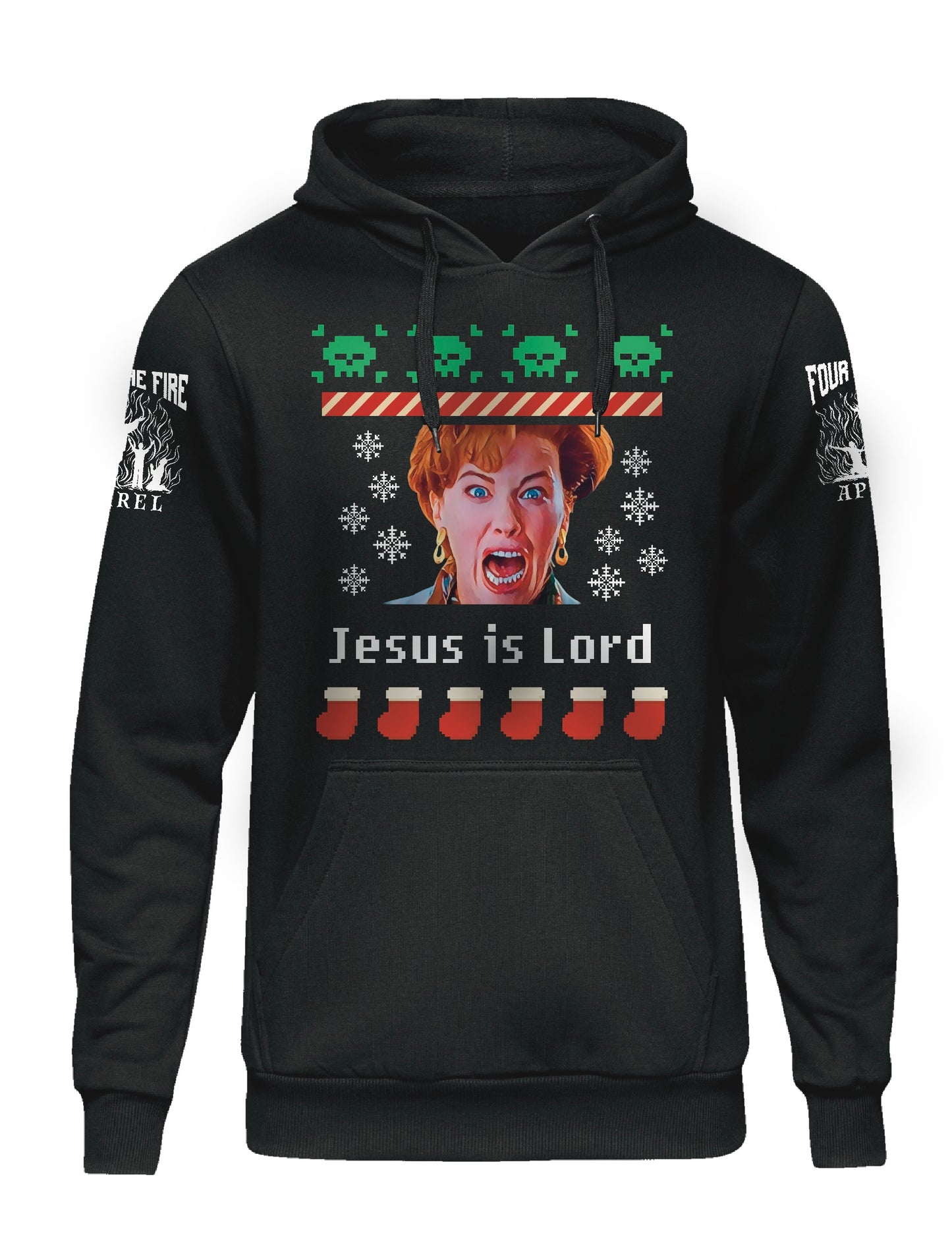 Jesus is Lord Home Alone Christmas hooded or crewneck