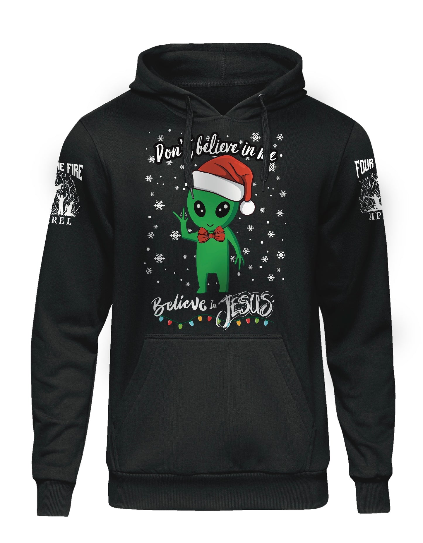 Alient Christmas hooded or crewneck