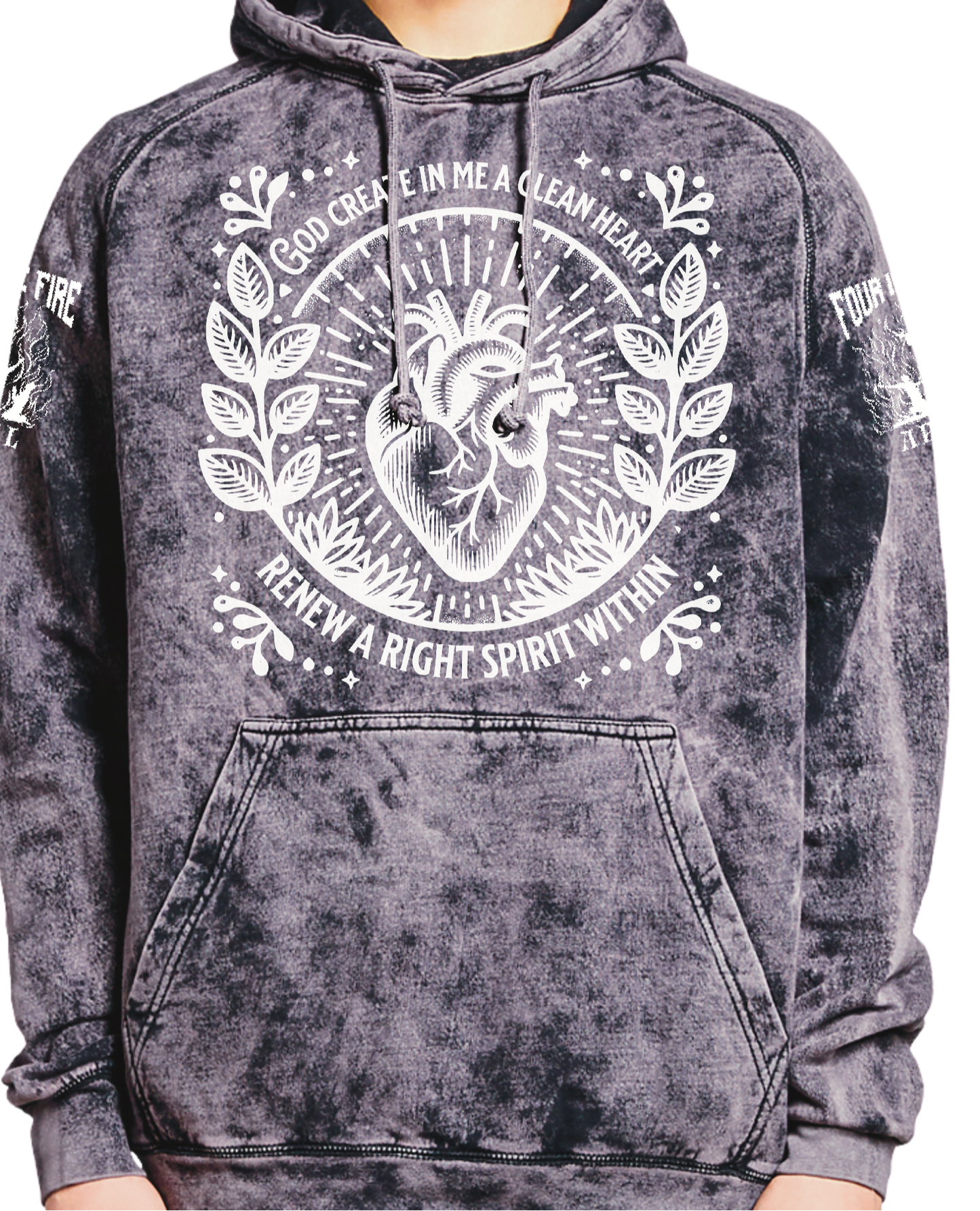 Create in me a Clean Heart Vintage Hoodie