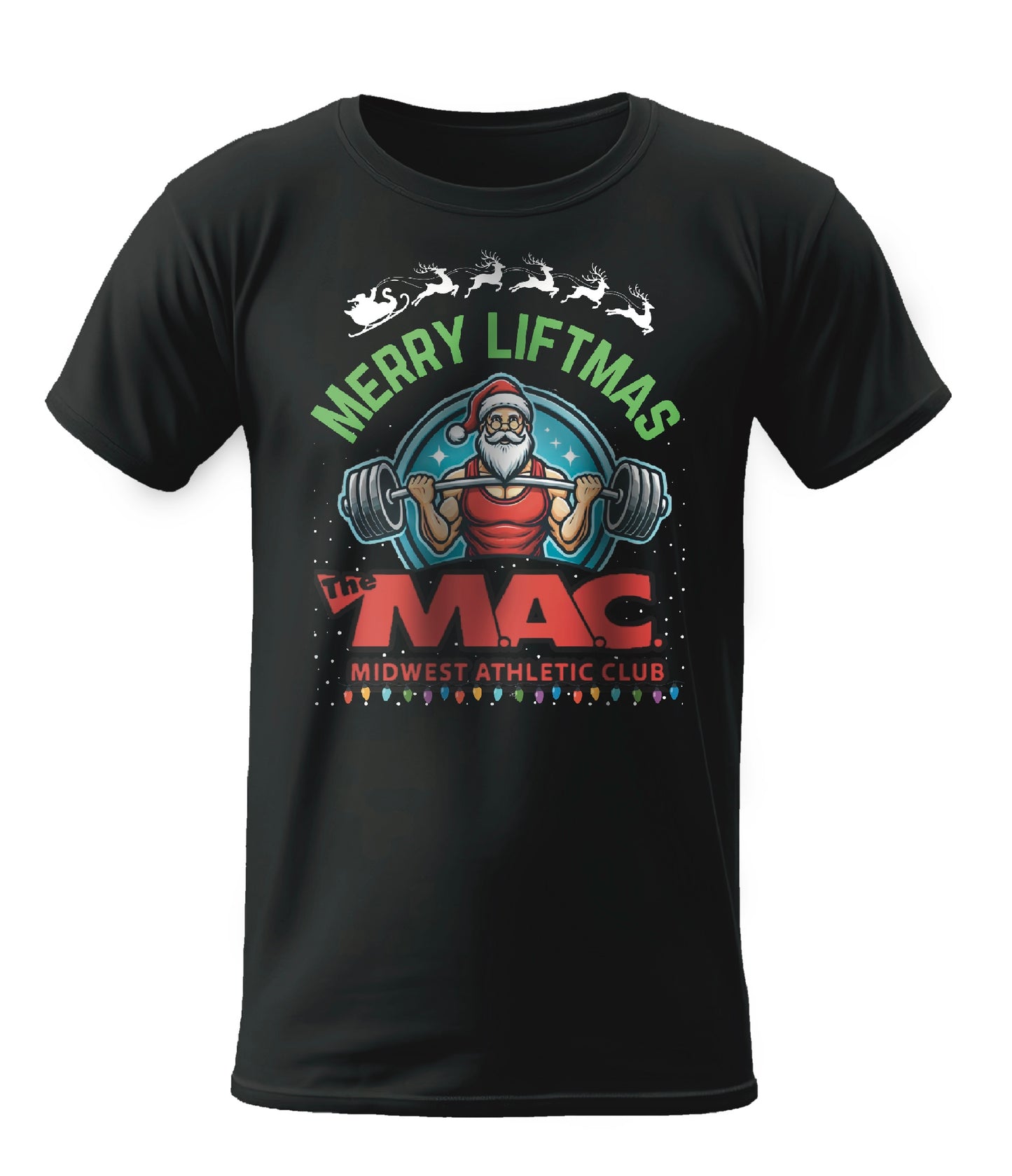 Merry Liftmas Holiday Mac Tee