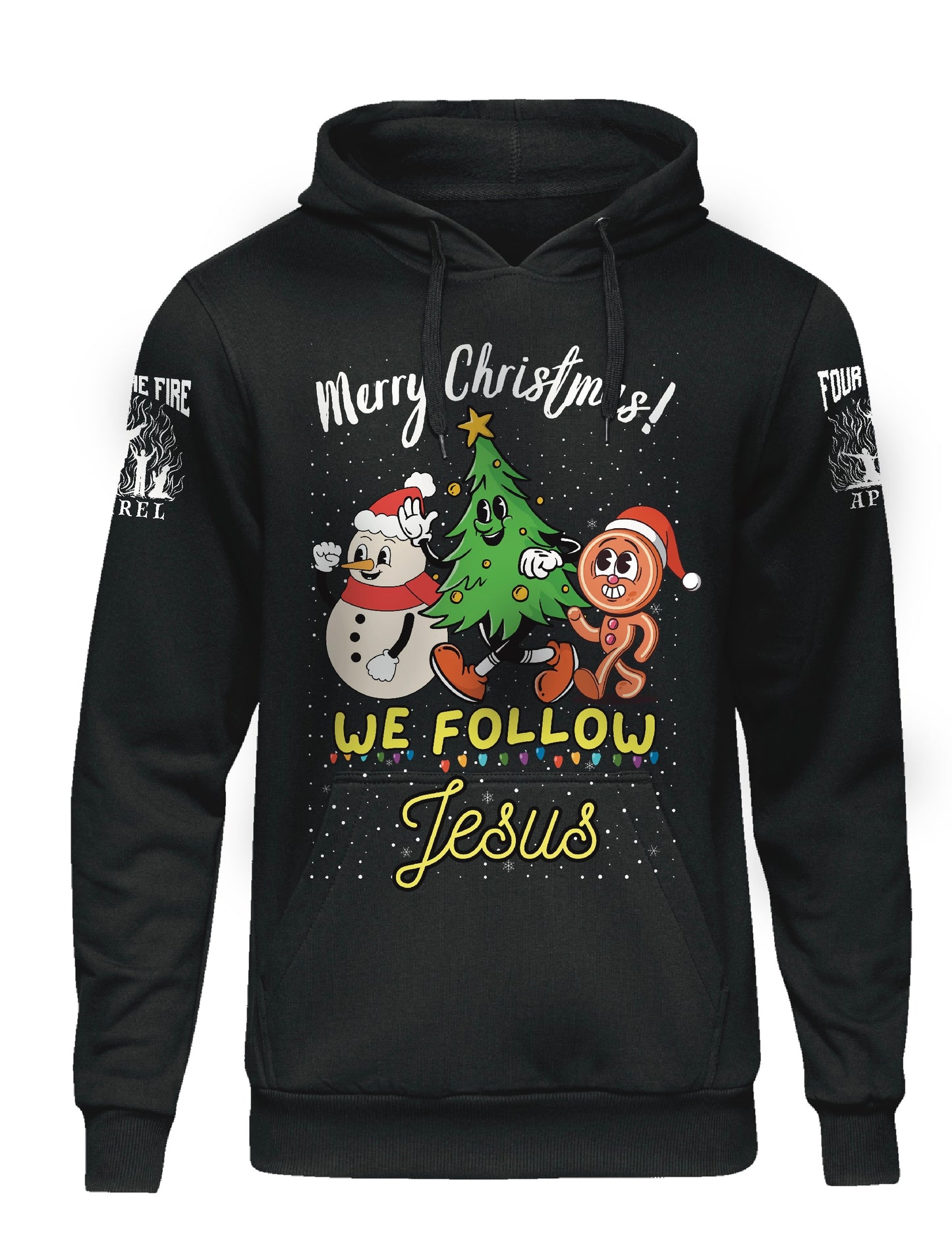 We Follow Jesus Christmas hooded or crewneck