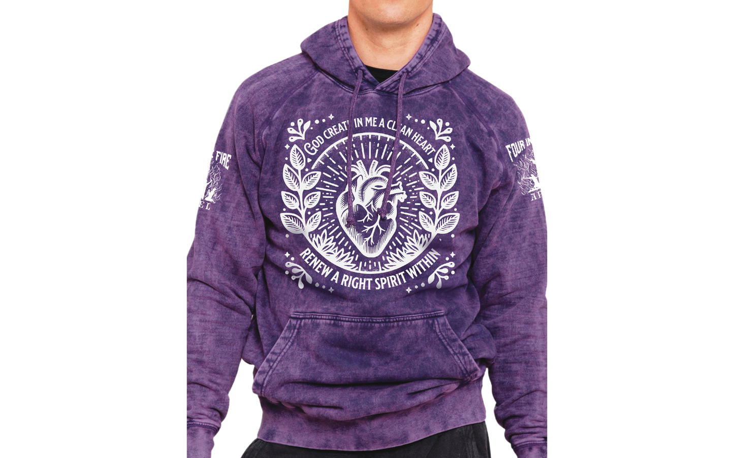 Create in me a Clean Heart Vintage Hoodie
