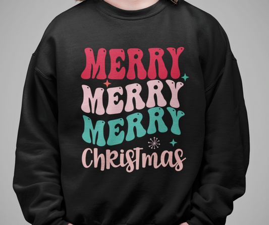 Merry Merry Christmas Sweater or Tshirt